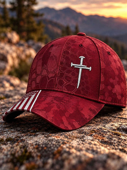 Cross Print Casual Unisex Hat