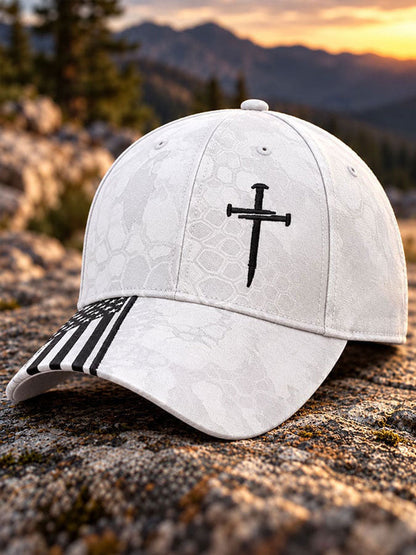 Cross Print Casual Unisex Hat