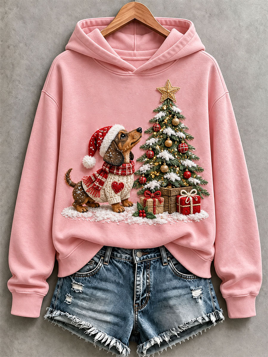 Women's Cute Dachshund Hoodie