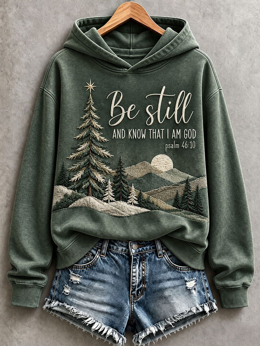 Women’s Be Still And Know That I Am God Hoodie