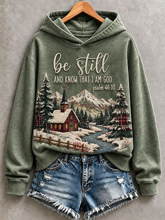 Women’s Be Still And Know That I Am God Hoodie