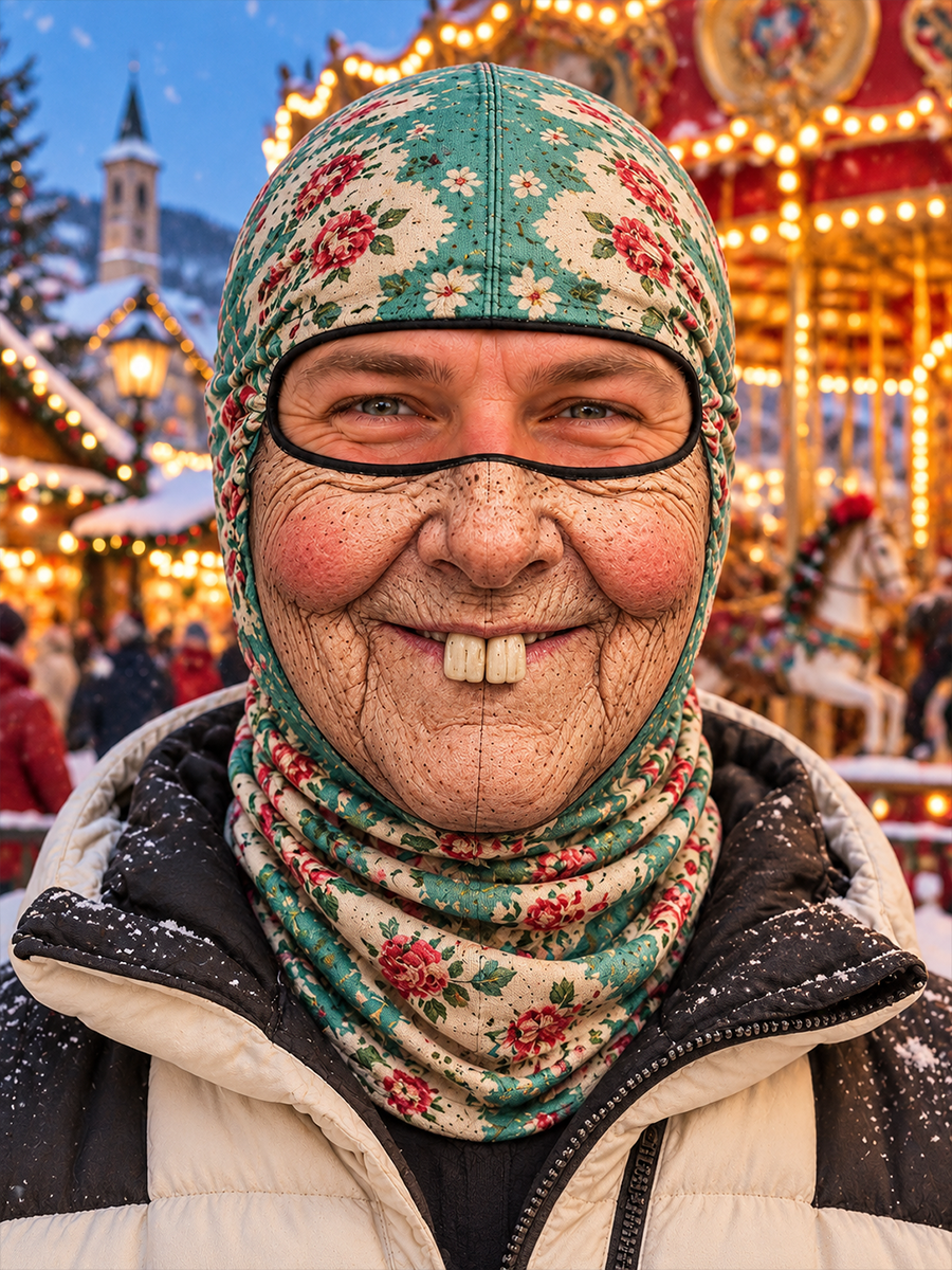 Funny And Wacky Full-Face Balaclava Hood