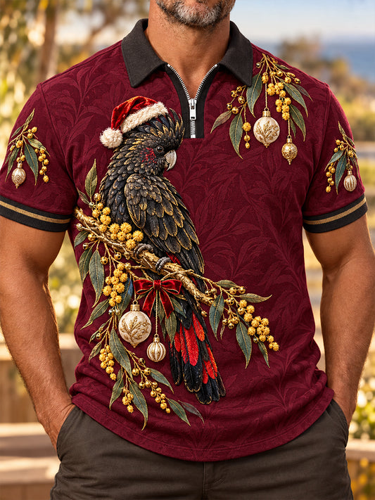 Men's Christmas In Australia Short Sleeve Shirt