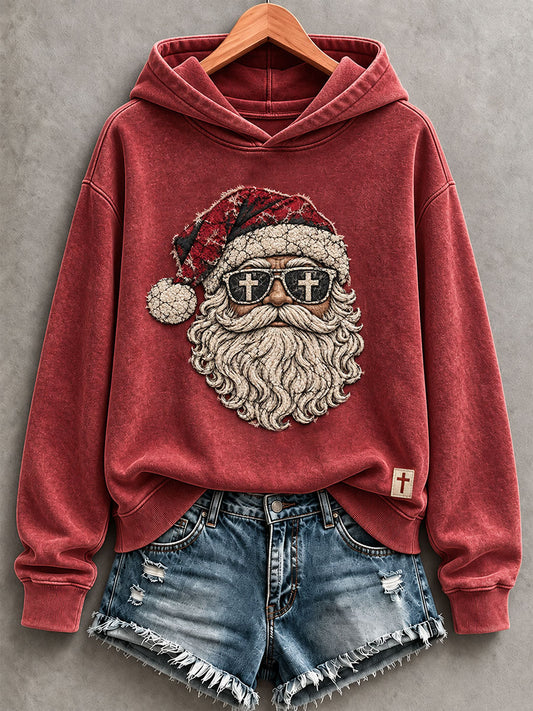 Women's Funny Santa Hoodie