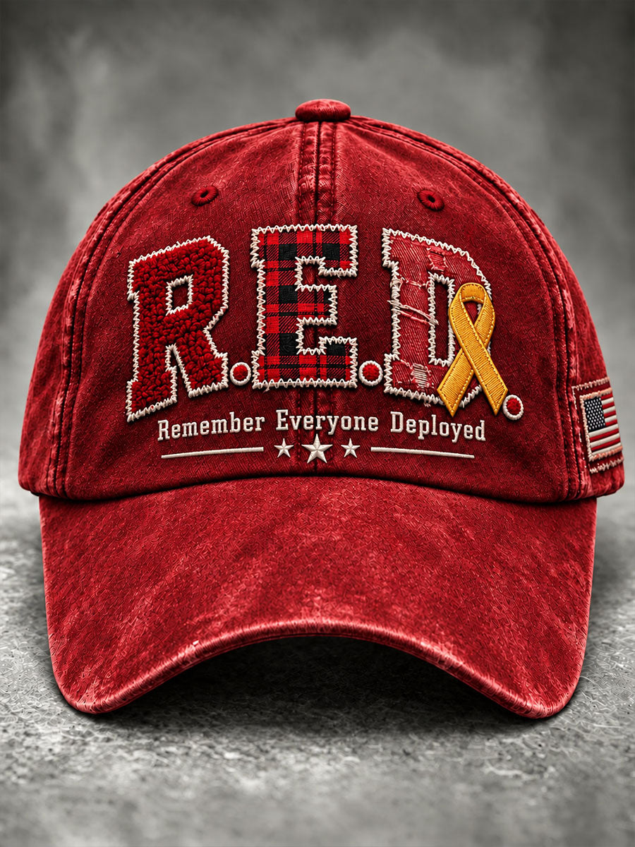 Red Friday Printed Casual Unisex Hat