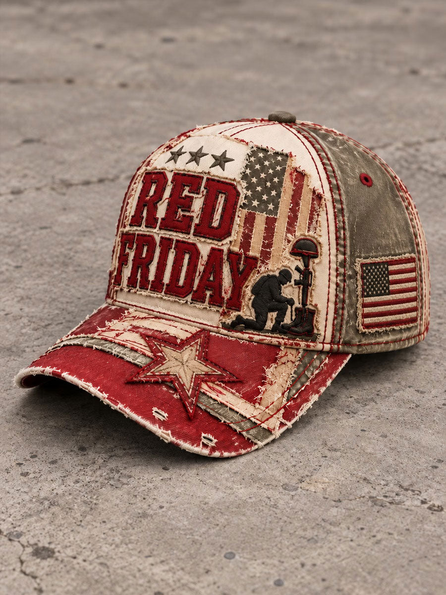 Red Friday Printed Casual Unisex Cap